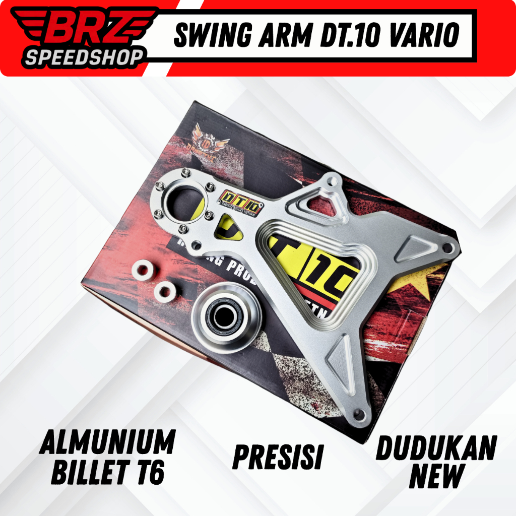 SWING ARM CNC ALUMUNIUM DT10 ARM KNALPOT VARIO BREKET KNALPOT ARM KNALPOT DT10 CNC