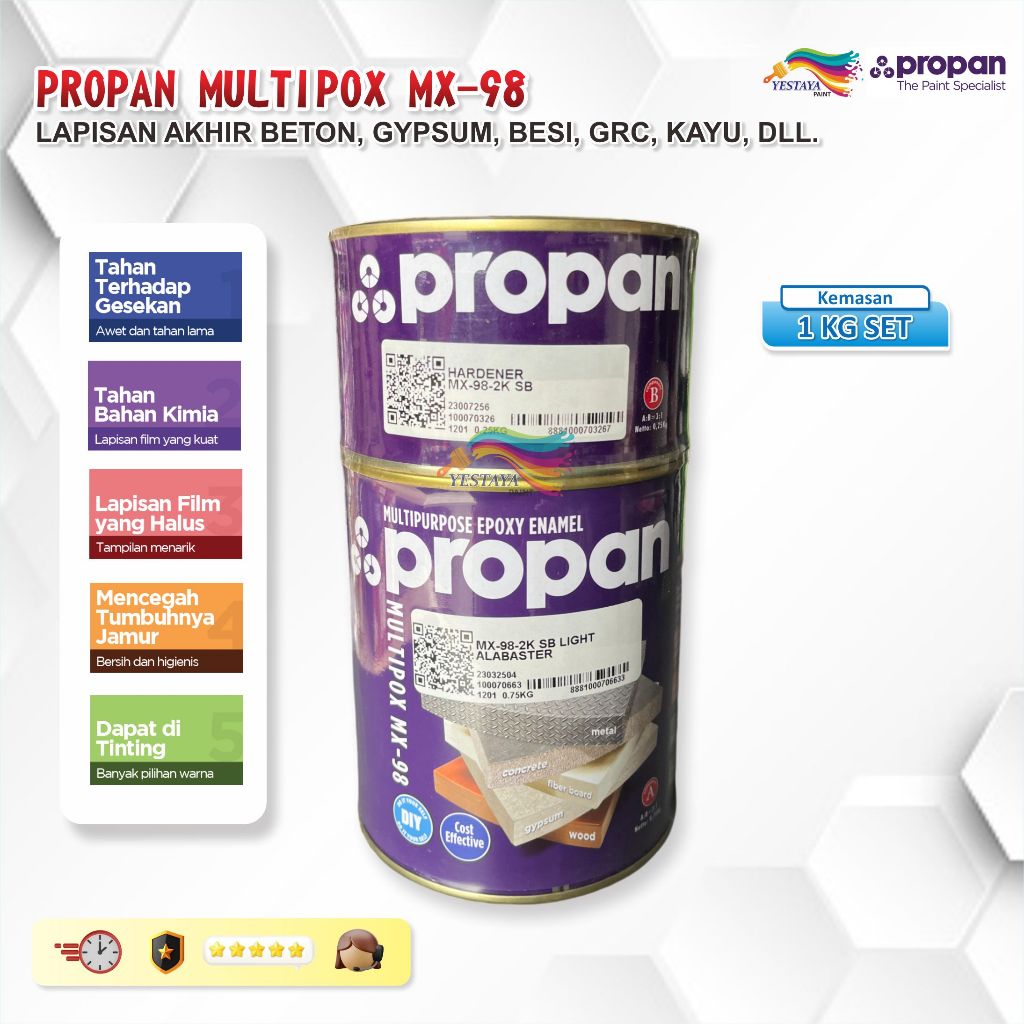 PROPAN CAT LANTAI EPOXY MULTIPOX MX-98 1 LITER