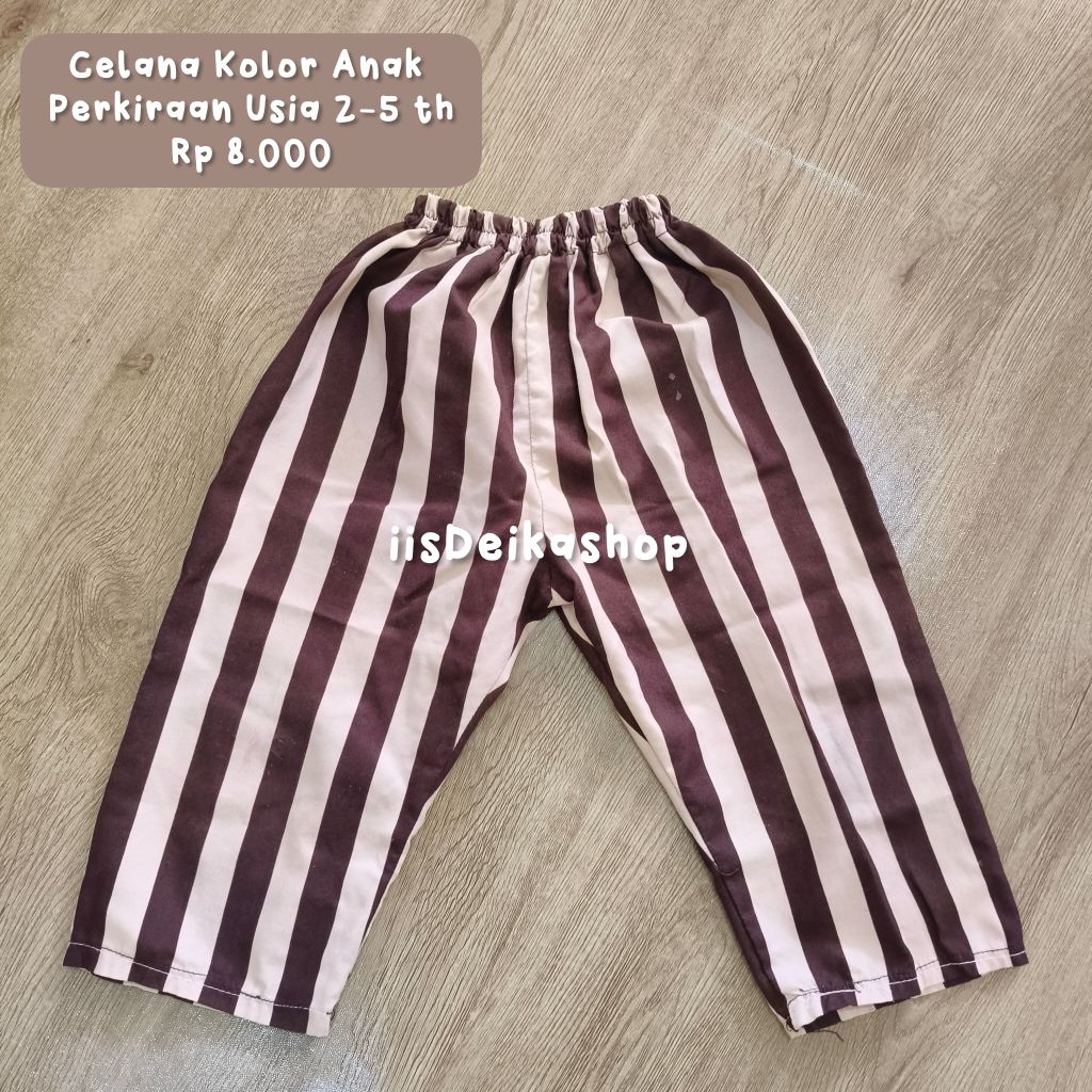 Celana Kolor Anak Perempuan Celana Kolor Panjang Anak Perempuan Celana Panjang Kolor Anak Laki Laki 