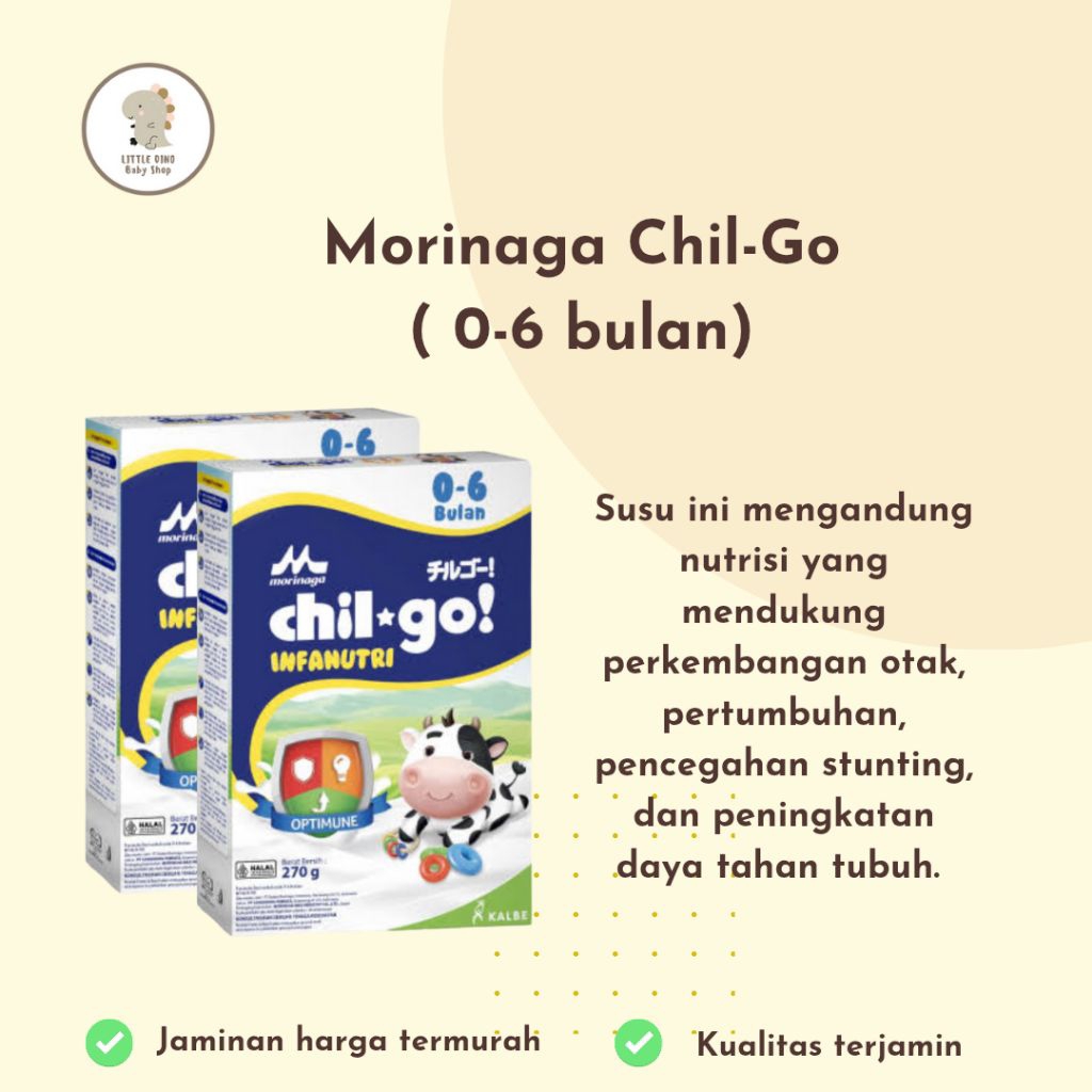 

Morinaga Chil-Go! Infanutri 0-6 bulan 270gram