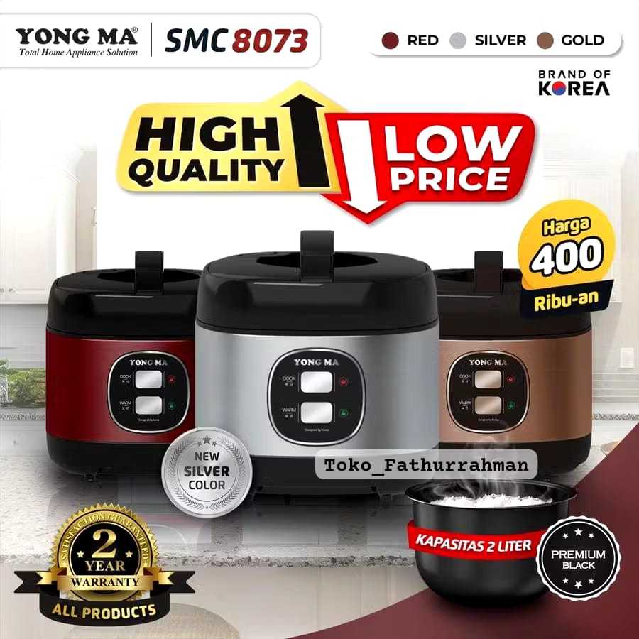 BATAM - Yongma Magicom Smc 8073 / Rice Cooker Yongma 2 Liter