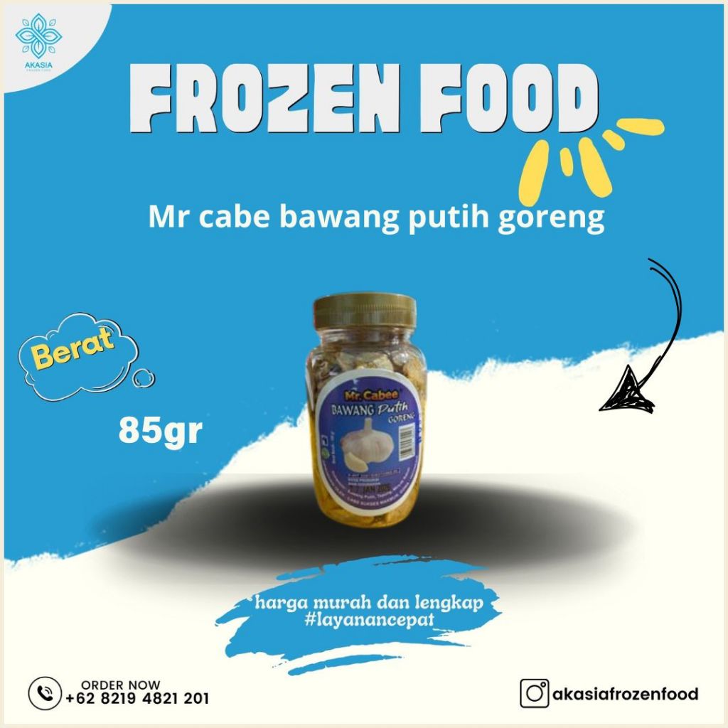 

Mr cabe bawang putih goreng 85gr