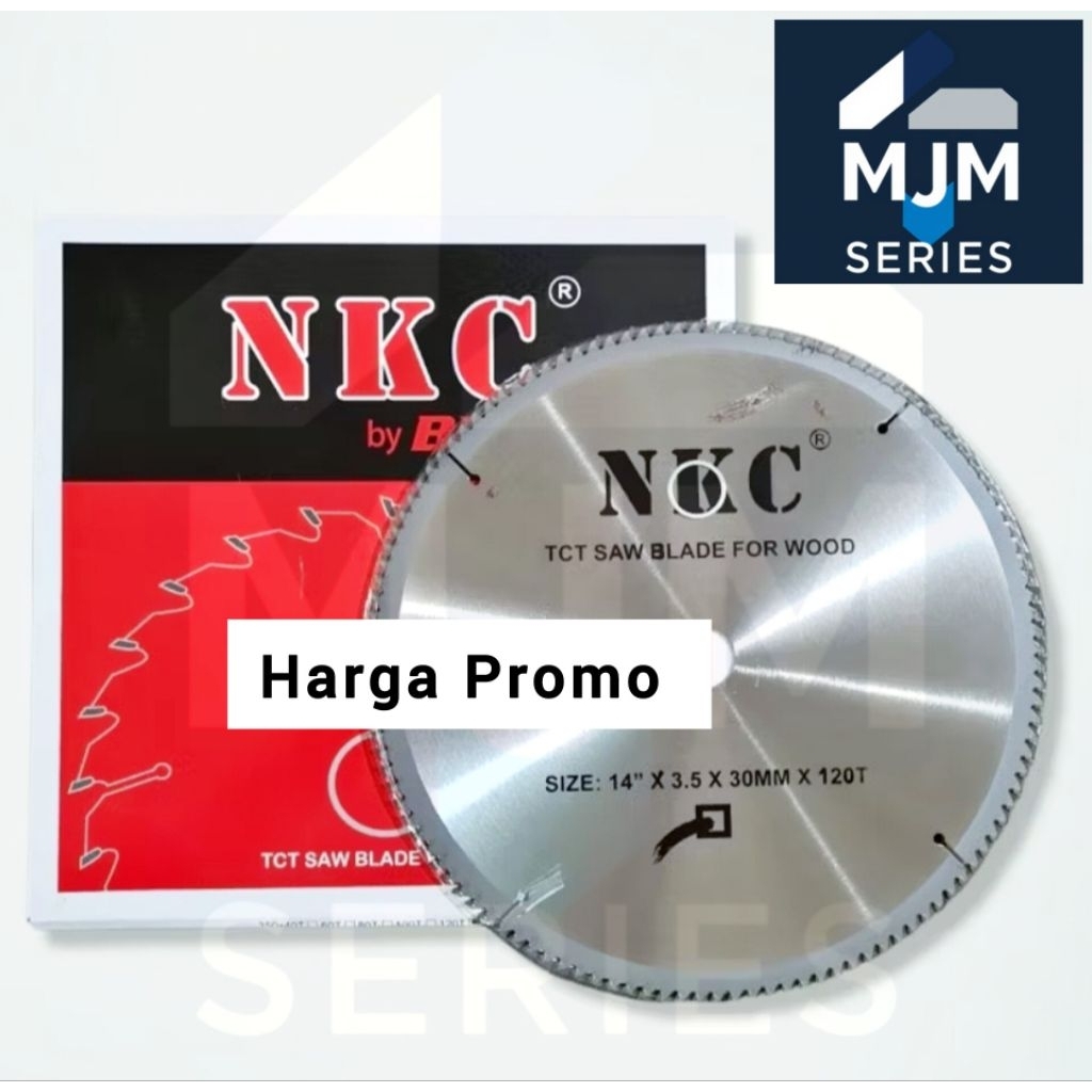 MATA GERGAJI KAYU DAN TULANG / CIRCULAR SAW 14 INCHI  X 120T MEREK NKC