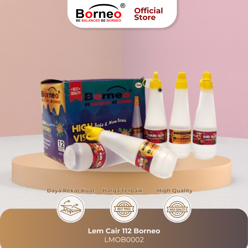 

Borneo Lem Cair 112 (75 ml) - Liquid Glue
