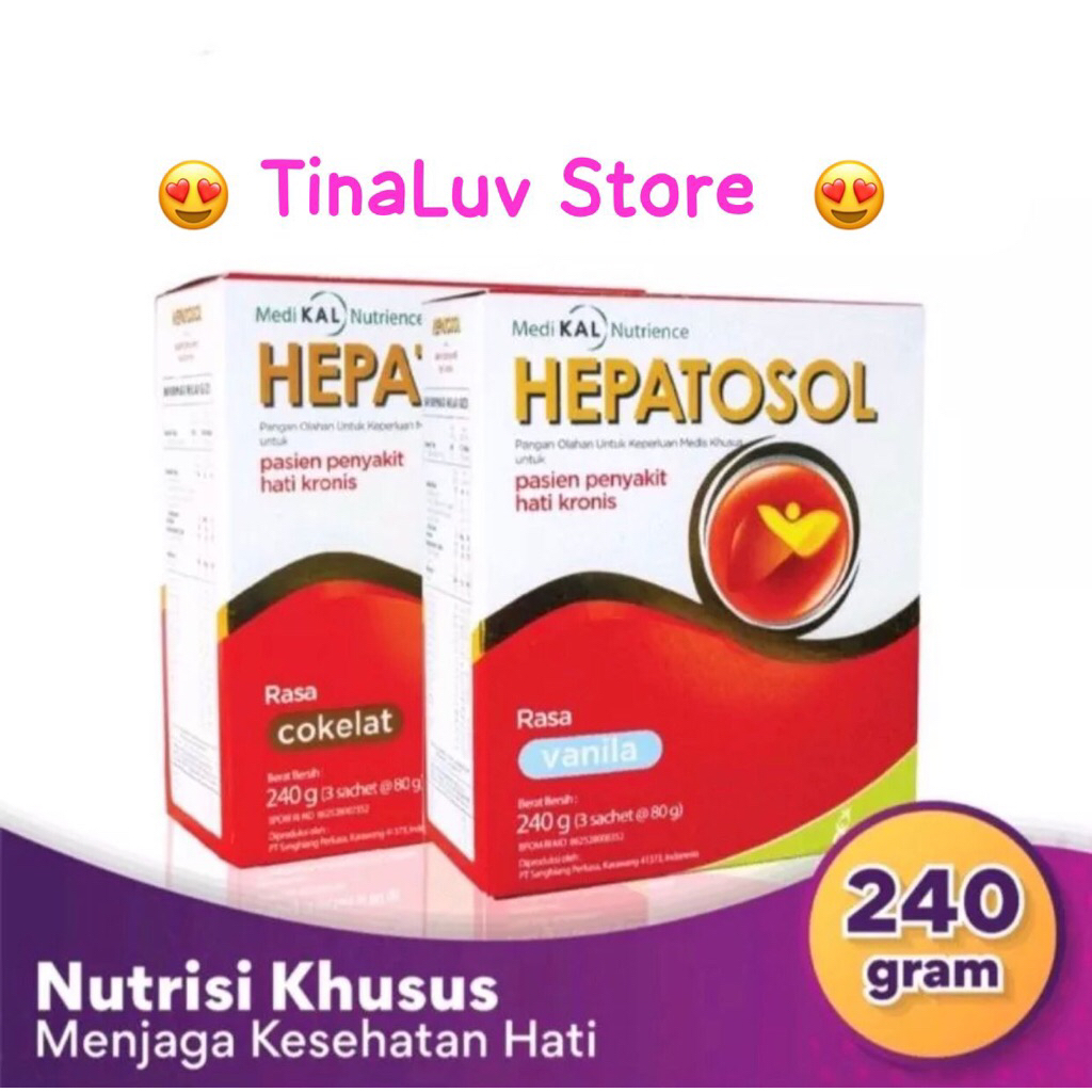 

Hepatosol Vanila / Coklat 240 gr