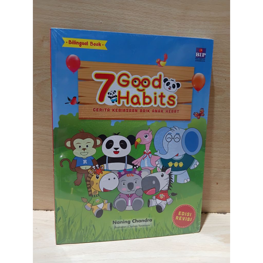 Buku anak  ( Picture book )  7 GOOD HABITS.  Cerita Kebiasaan Baik Anak Hebat.