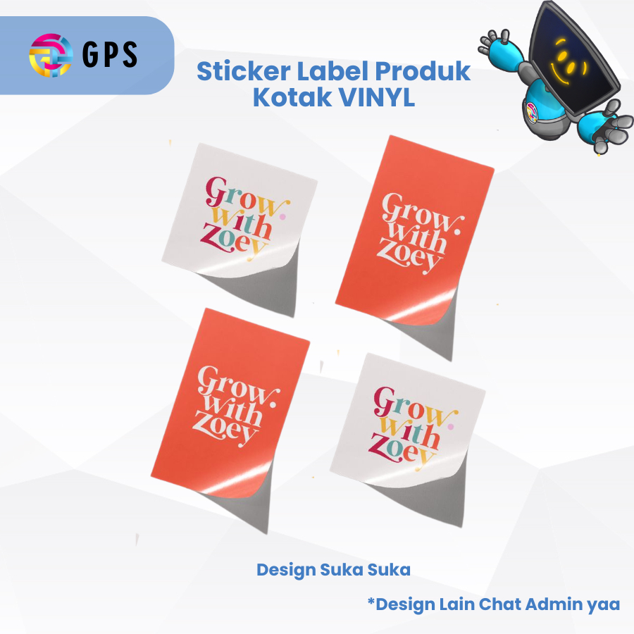 

GVIBES - CUSTOM CETAK STIKER LABEL KOTAK ANTI AIR CUSTOM KEMASAN PRODUK BAHAN VINLY