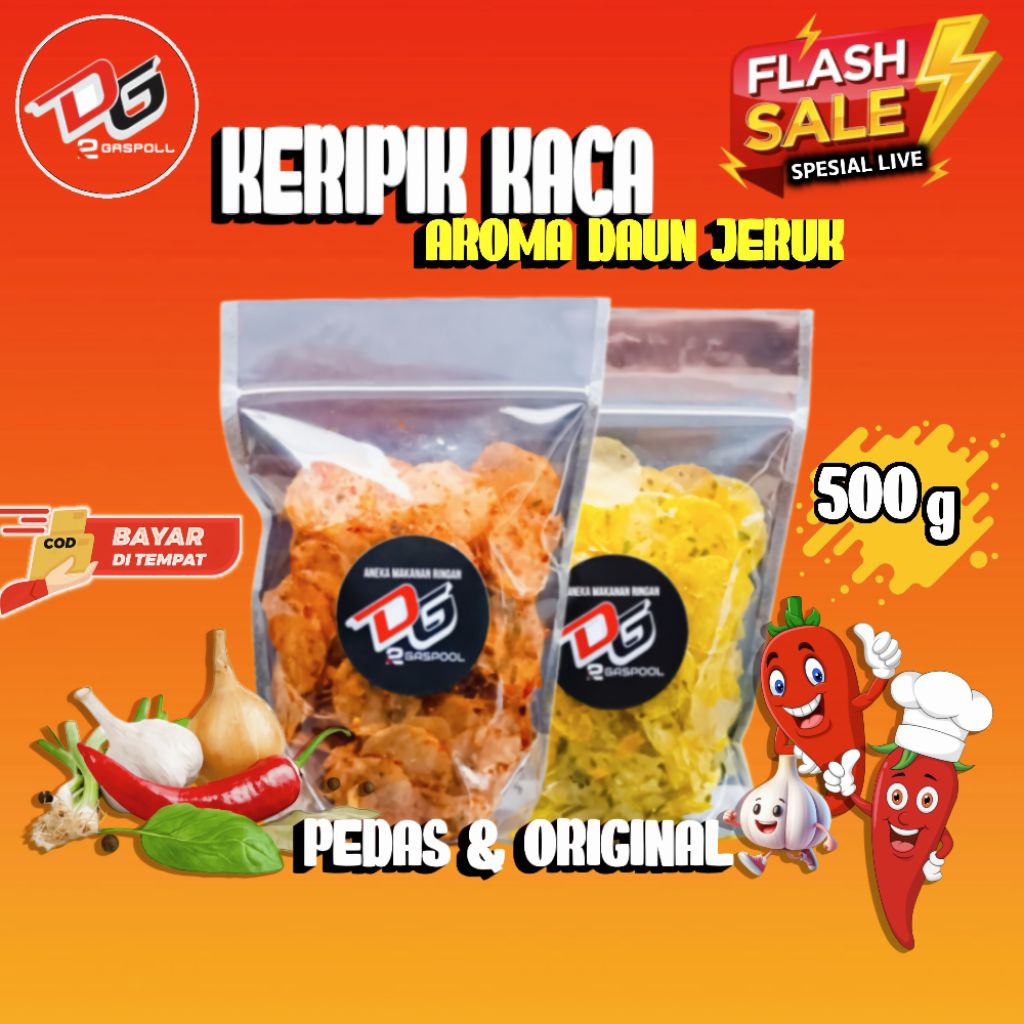 

KERIPIK KACA DAUN JERUK 500g
