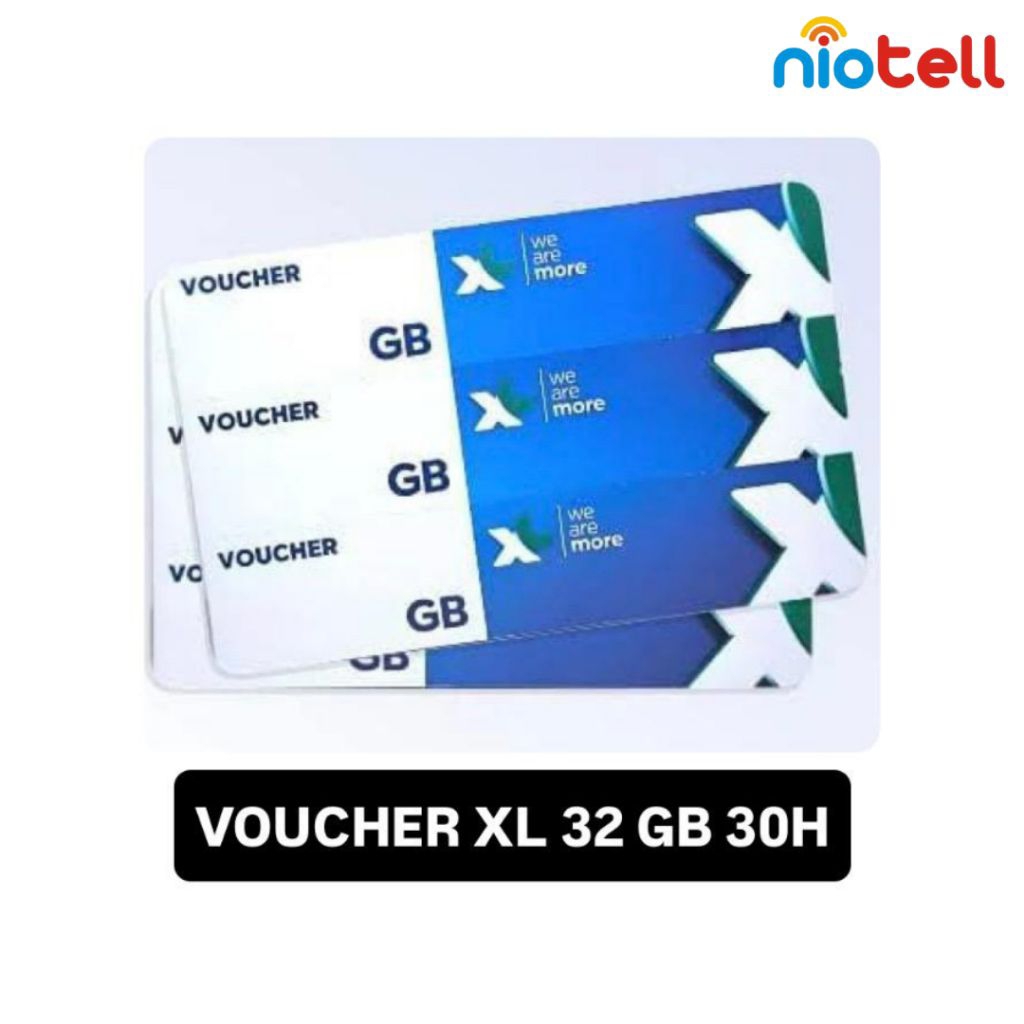 Voucher XL 32GB - Masa Aktif 28 Hari | Internet Cepat dan Murah