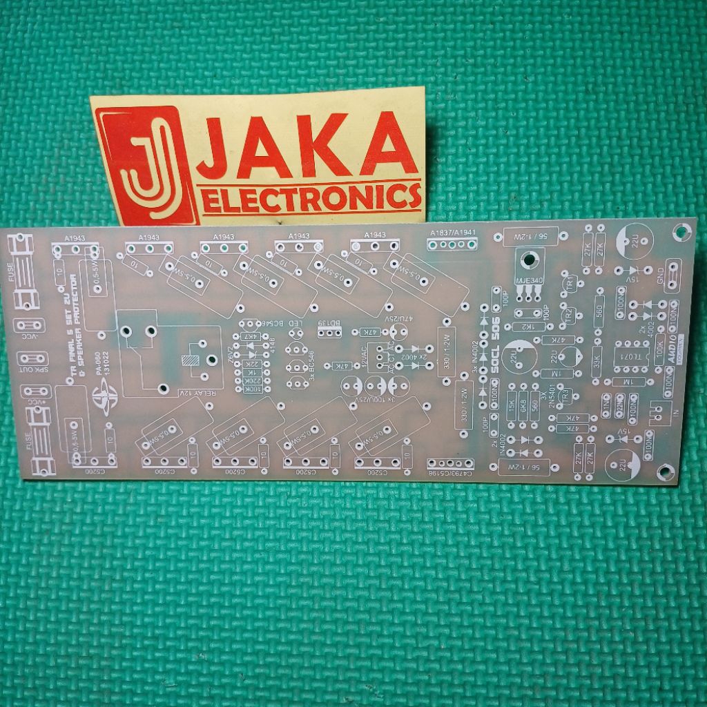 Kit PCB 2U Super OCL 506 Tr Final 5 set & Sepaker Protector PA-060