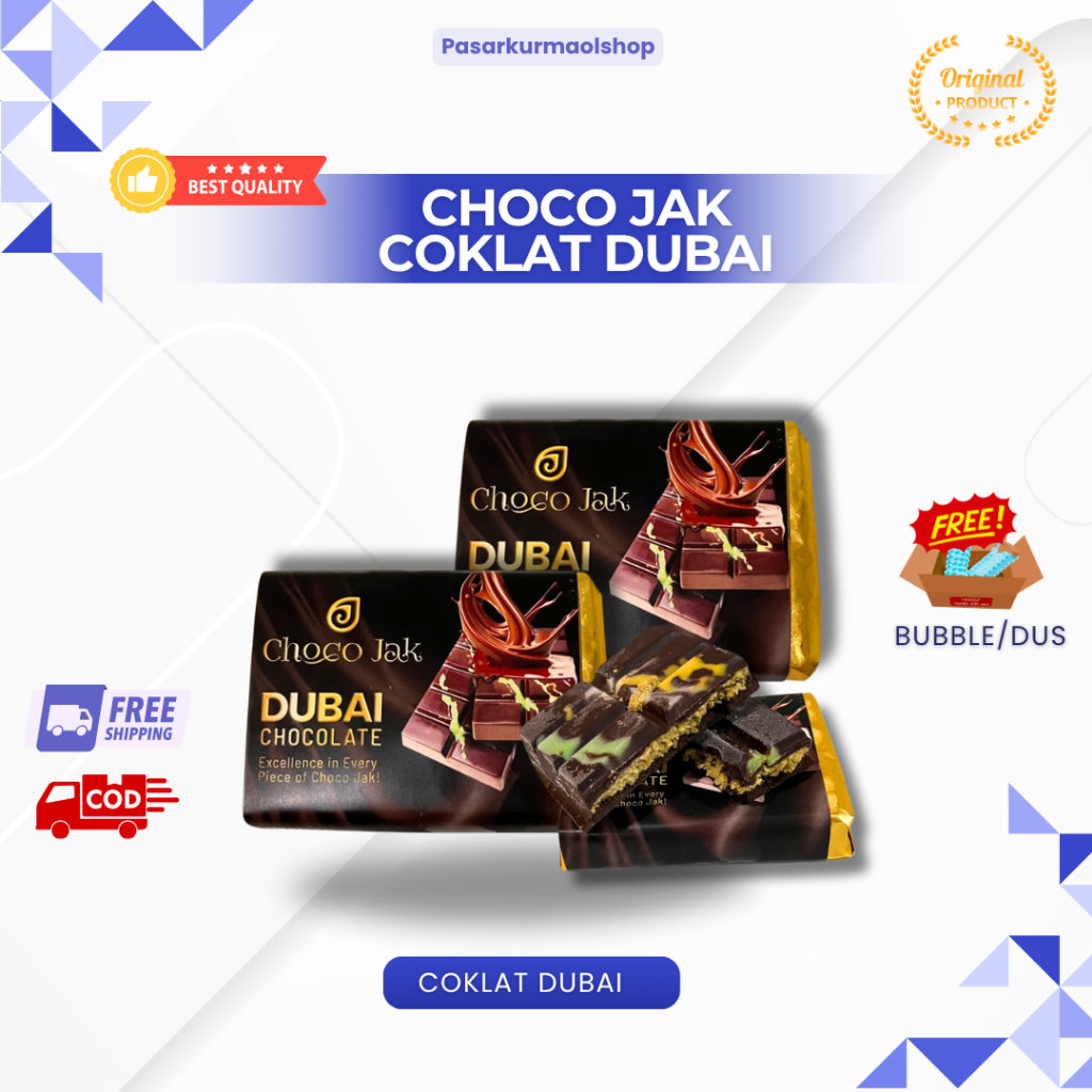 

Choco Jak Coklat Dubai Viral 80 GRAM