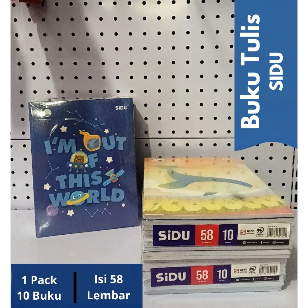 

Buku Tulis Sinar Dunia 58 Lembar 1 Pack (10 Buku)