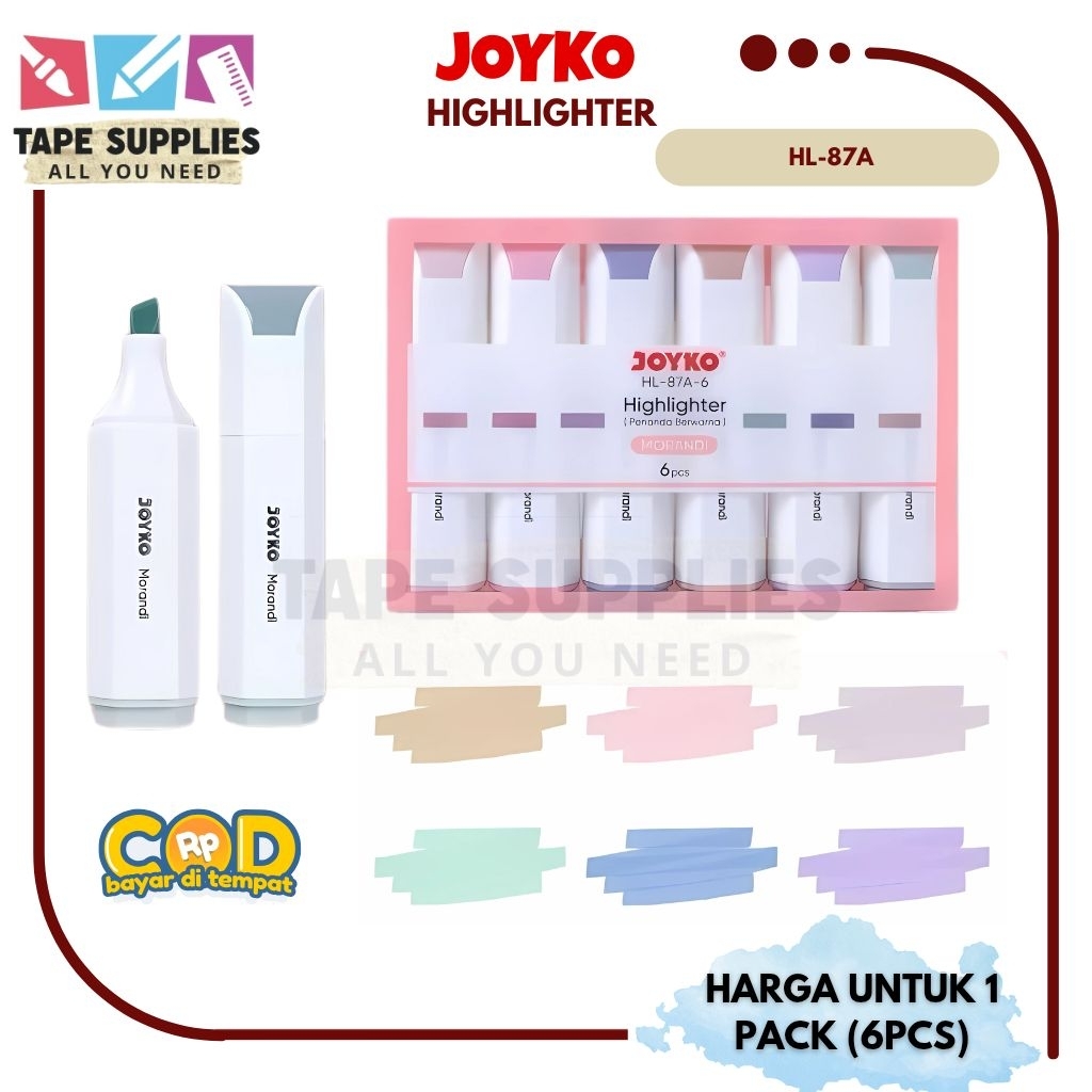 

HIGHLIGHTER / STABILO Penanda Bewarna JOYKO - HL-87A