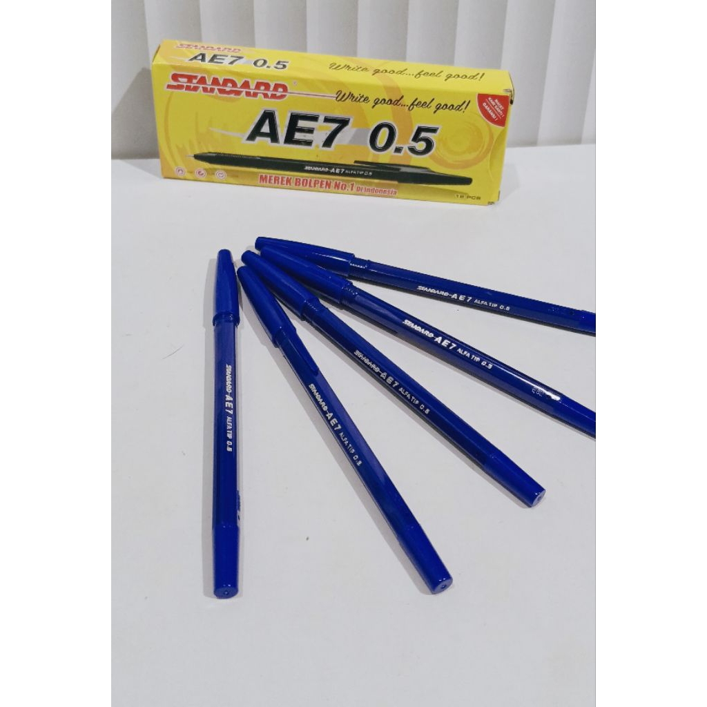 

pulpen STANDARD AE7 0.5 WARNA (6pcs)