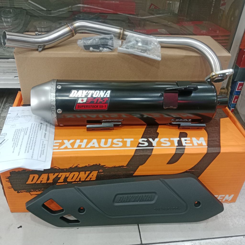 knalpot standar racing daytona original / nmax old / nmax new / aerox new