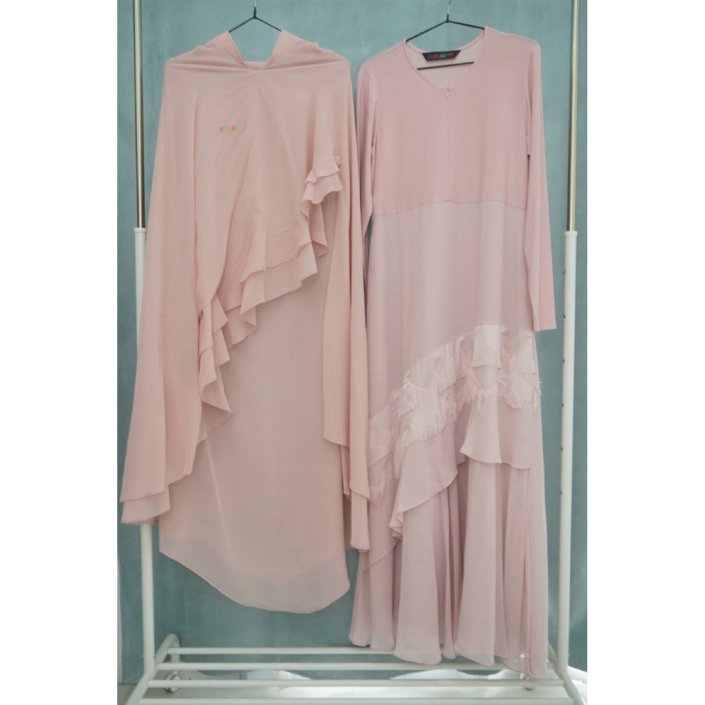 PL si.se.sa original 1 set dress & khimar