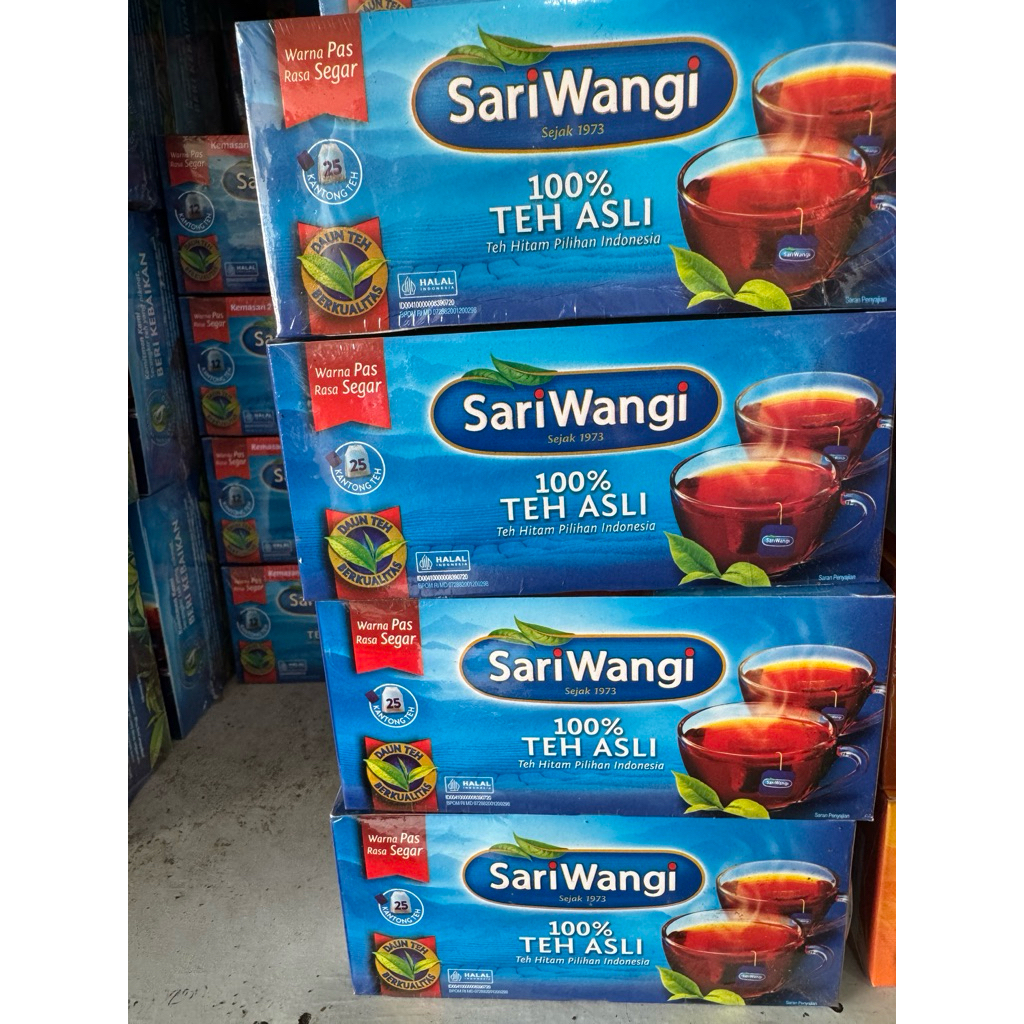 

Sari Wangi 100% TEH ASLI isi 25