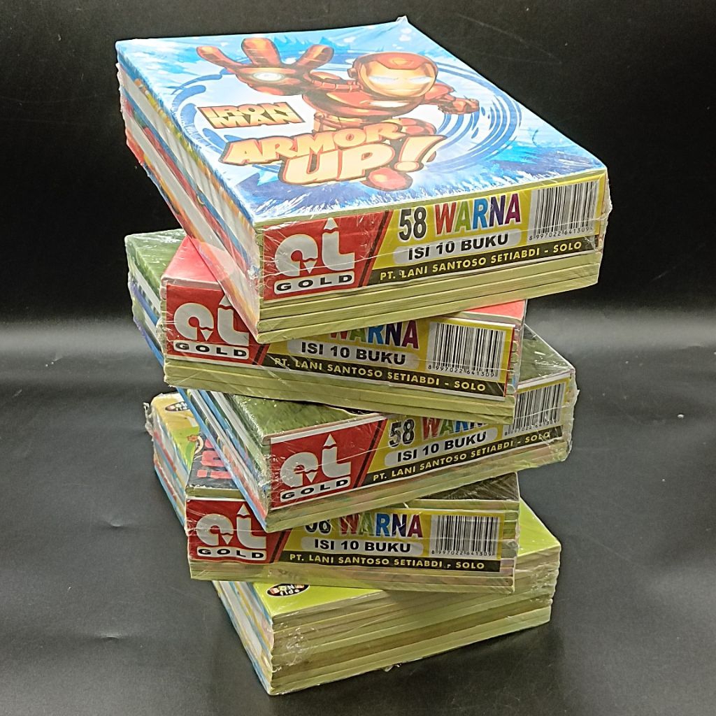 

BUKU AL GOLD 58 WARNA ISI 10BUKU
