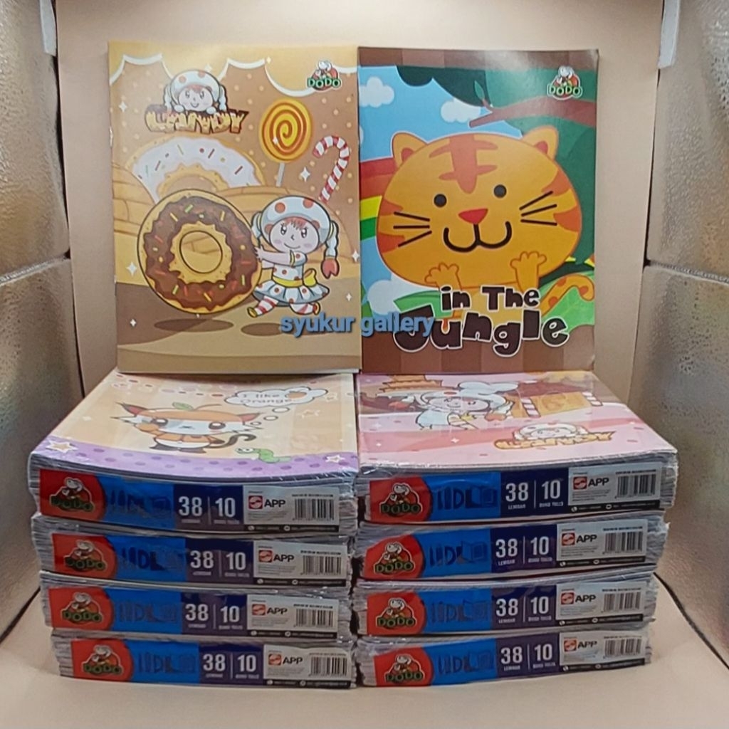 

Buku 38 Lembar Murah /Buku Tulis 38 Lembar murah / Buku Dodo 38 Lembar Dijual 1 Pak = 10 Buku dan Ecer= 5 Buku