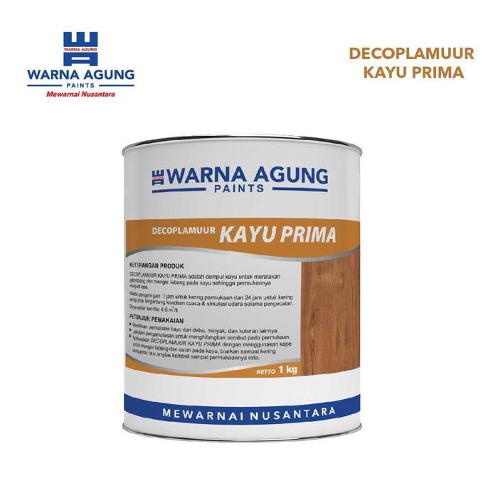 DECO PLAMUUR PRIMA DEMPUL KAYU Isi 1KG PLAMIR Mengisi Lubang Dan Celah Pada Kayu