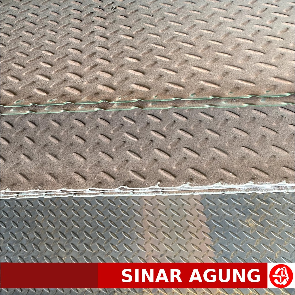 Plat Bordes 3mm 1,2m x 2,4m Plat Besi Bordes Plat Lembar