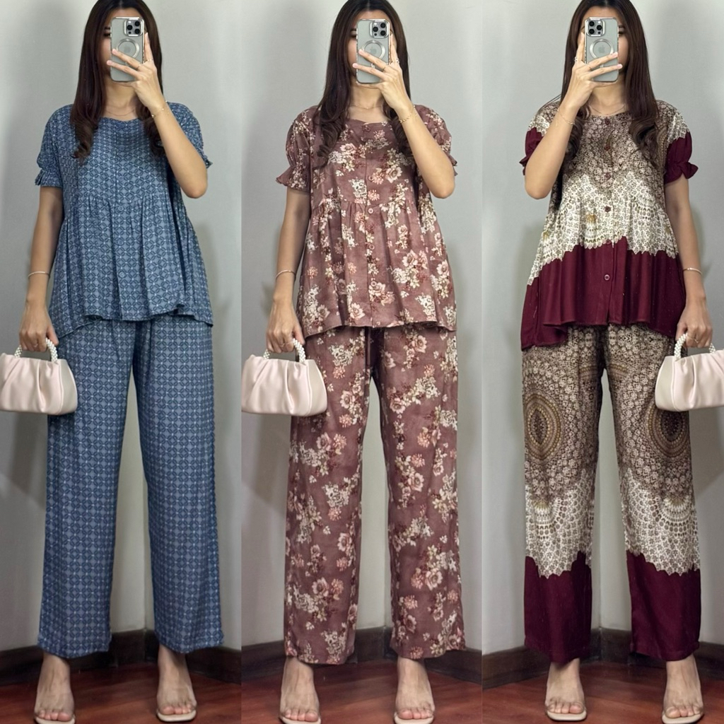 SA SETELAN Lisa - oneset setelan wanita busui friendly