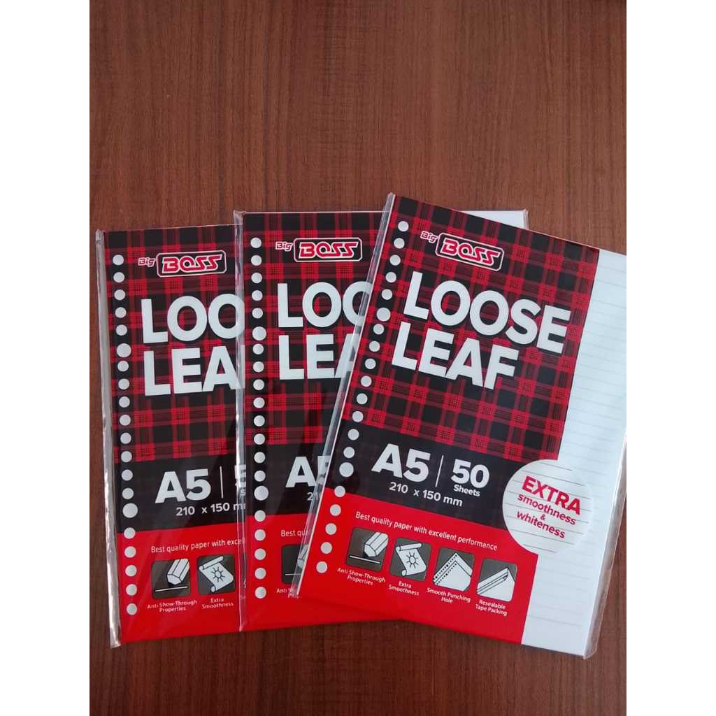 

ISI BINDER LOOSE LEAF A5 50 SHEETS