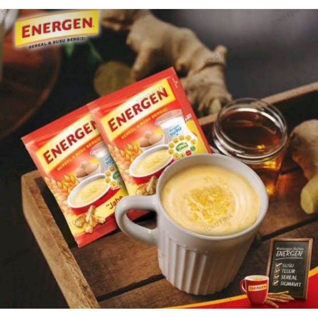 

Energen Jahe 250gr Isi 10 Sachet - Minuman Serbuk Jahe Hangat
