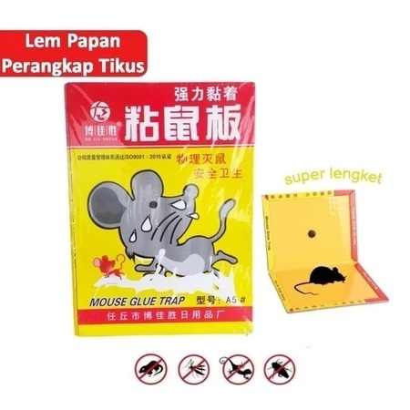 Tikus Perangkap Lem Tikus Super Lengket Lem Tikus Lem Kecoa Siap Pakai SUPER LENGKET
