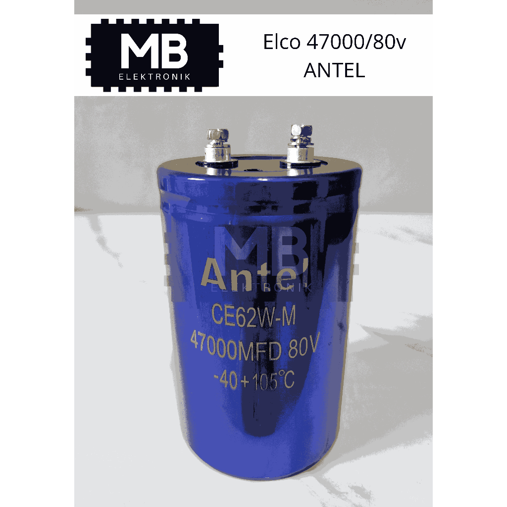 Kapasitor elco elko 47000 uF 80V Volt