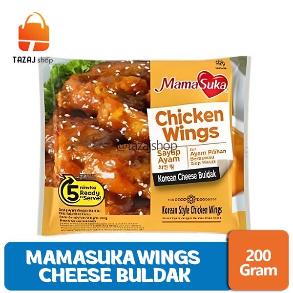 

Mamasuka Korean Cheese Buldak Chicken Wing 200 Gram Tazaj