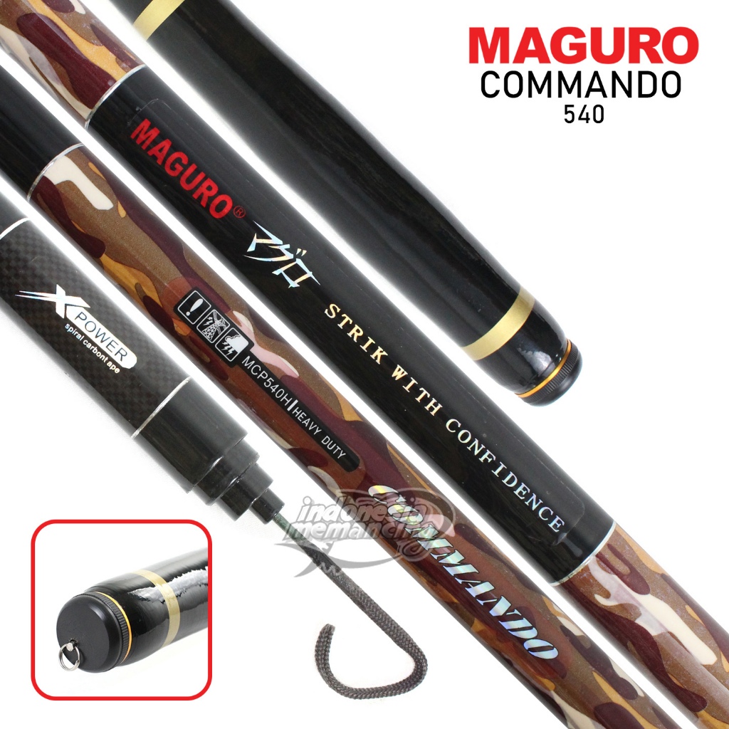 Joran Tegek Maguro Commando 540 | Indonesia Memancing