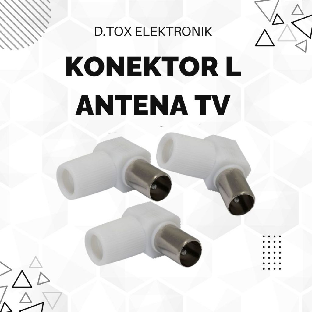 konektor L antena tv