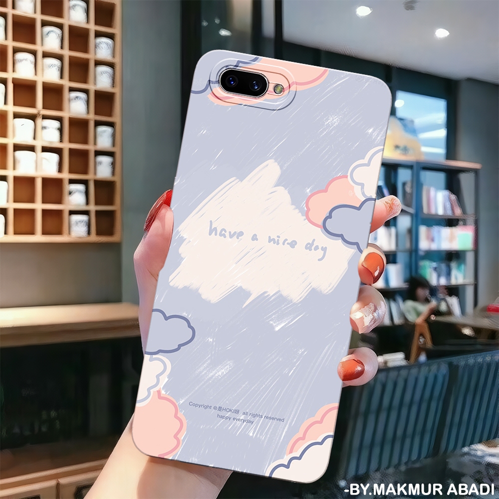 Softcase Oppo A3S - Realme C1 - Oppo A1K - Realme C2 - Cassing Handphone Karakter - Case Hp Motif Aw