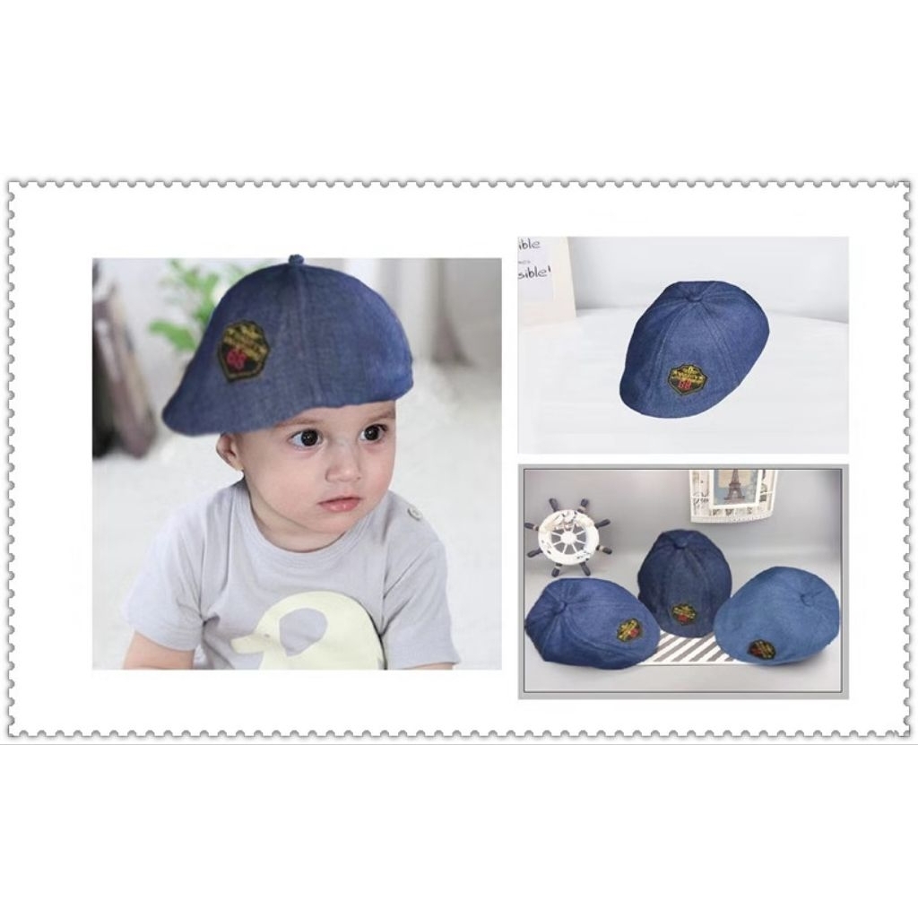 TOPI BARET ANAK | TOPI ANAK | TOPI BARET | TOPI JEANS