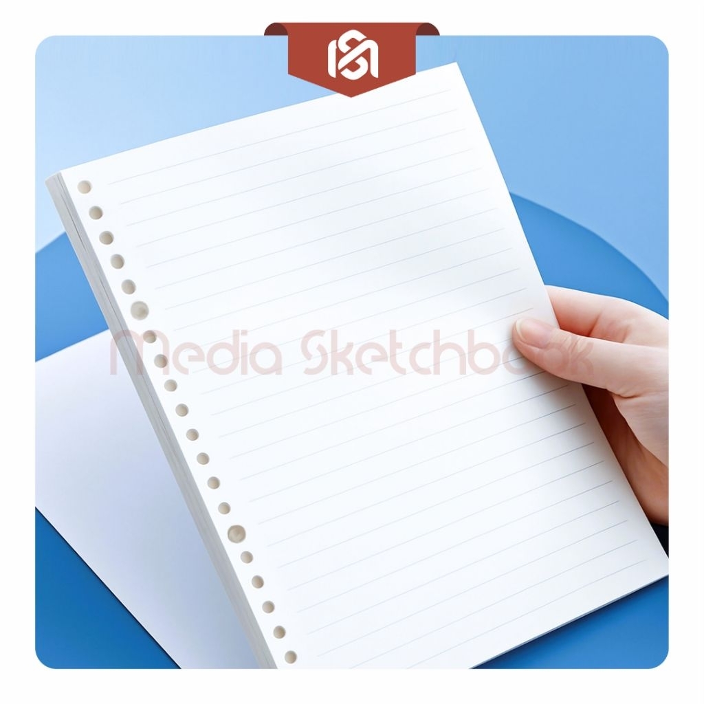 

MS-Notebook Refill 50 Lembar Kertas Isi Ulang Binder A5 Loose Leaf Refill Buku Binder Aesthetic