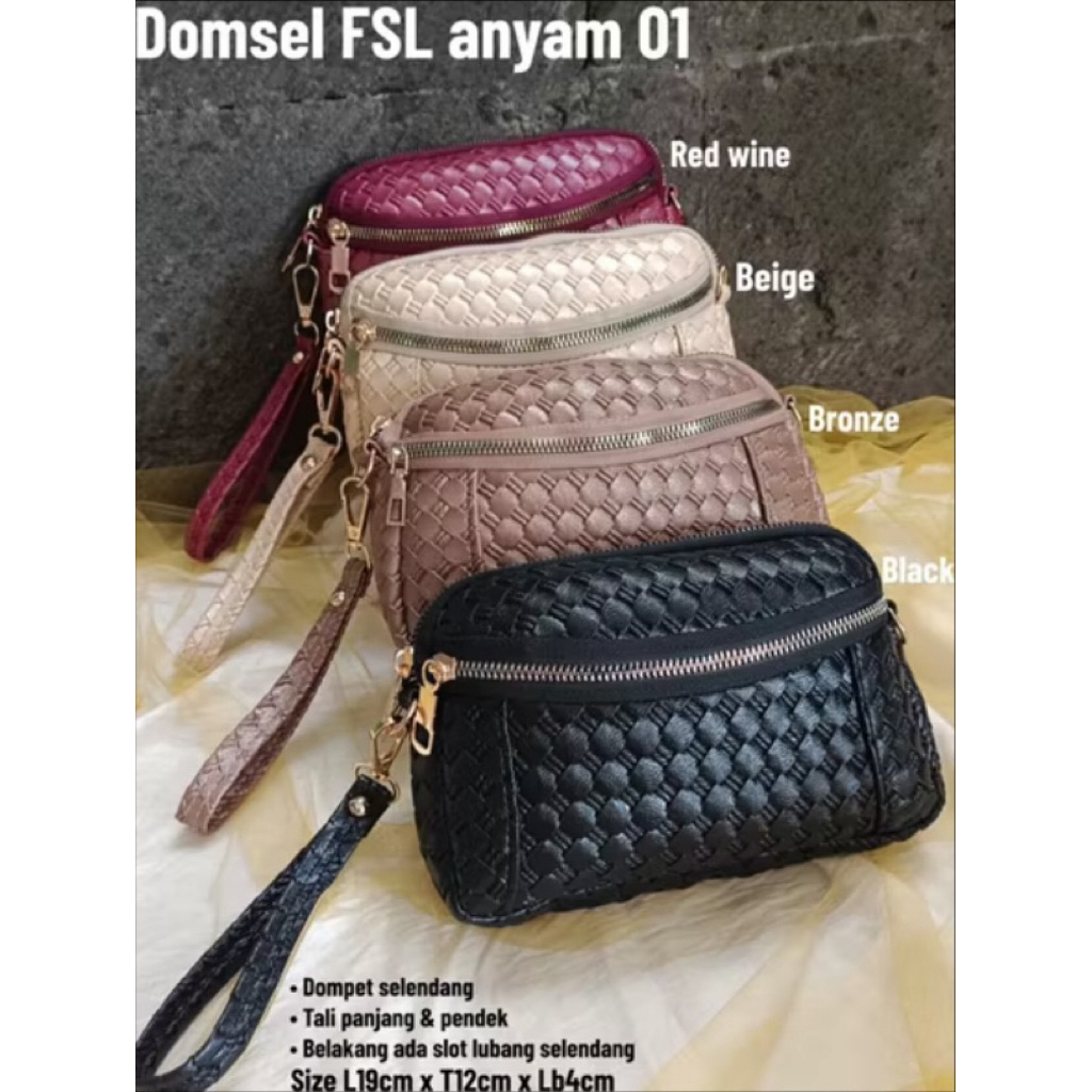 Dompet Selendang Oval/Domsel Bali/Dompet Selendang Bali