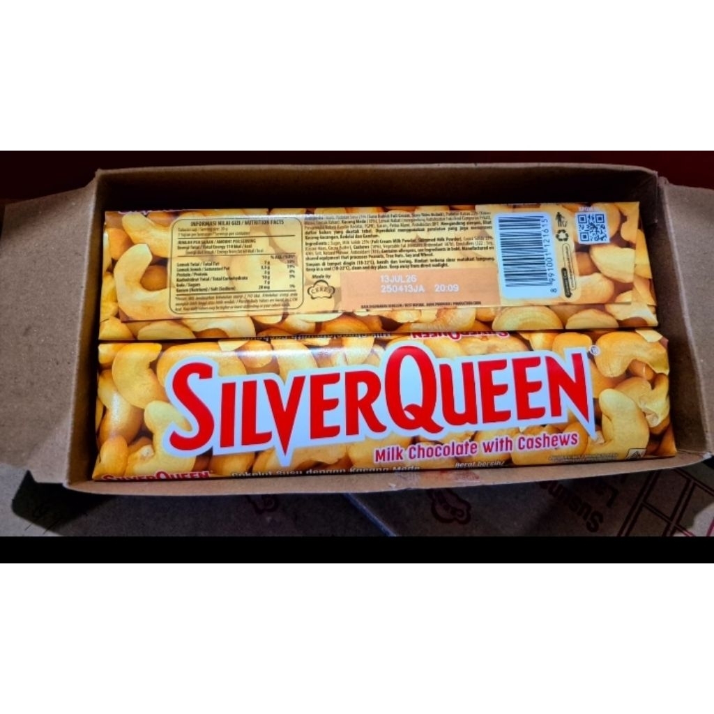 

Silverqueen Classic Cashew/Cokelat 55gram