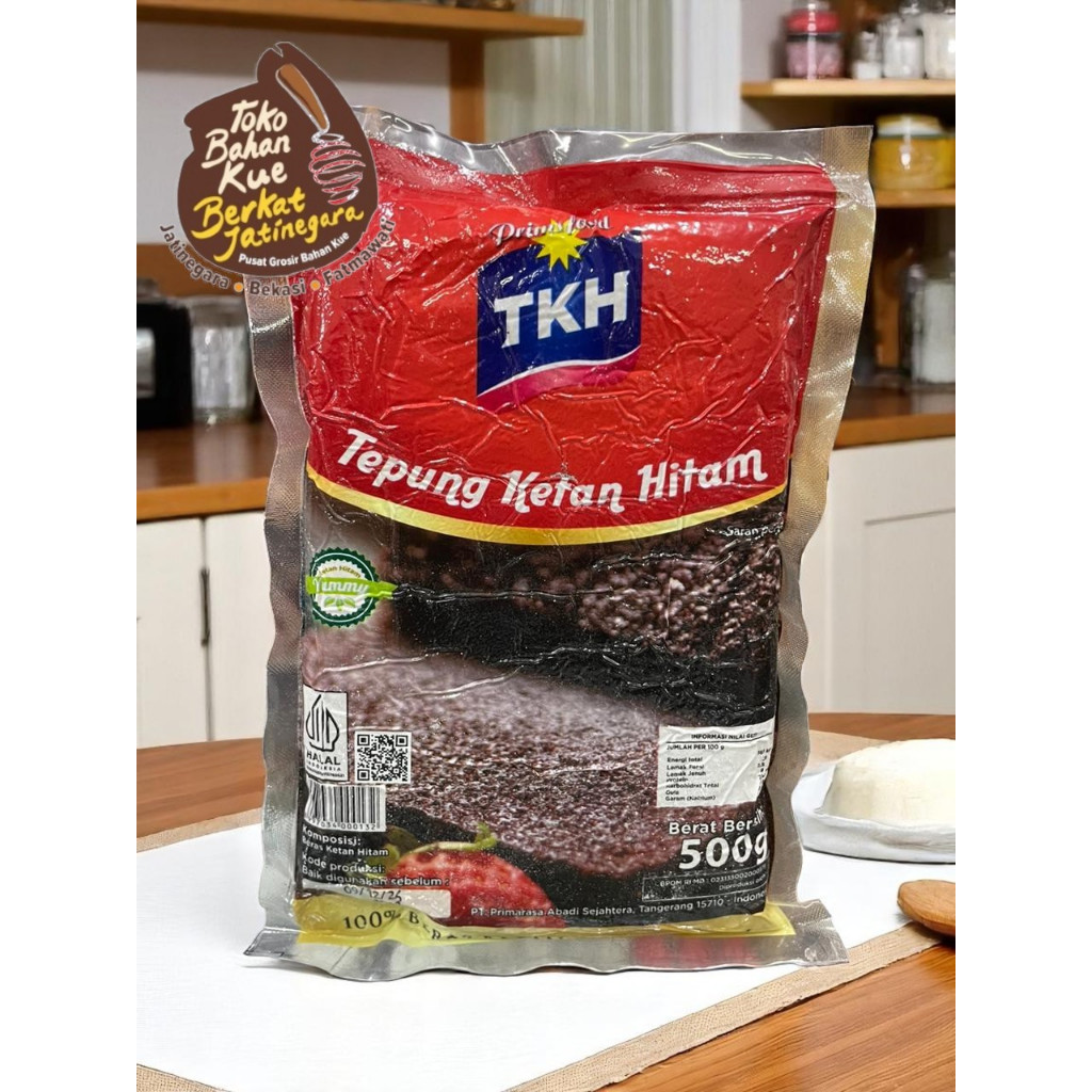 

TKH TEPUNG KETAN HITAM PREMIUM KEMASAN 500 GR