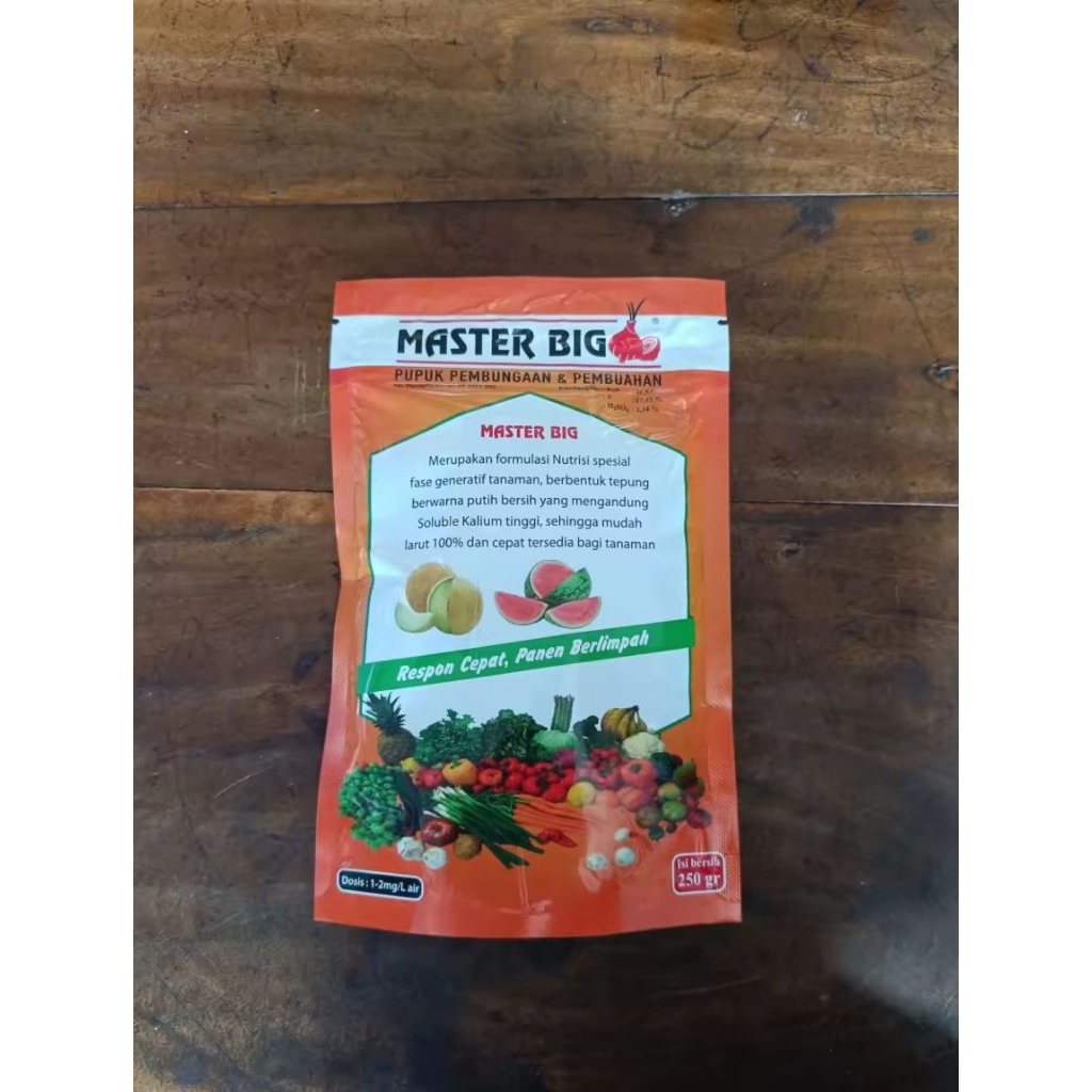Pupuk Nutrisi Pembuahan Master Big Kemasan 250 gram