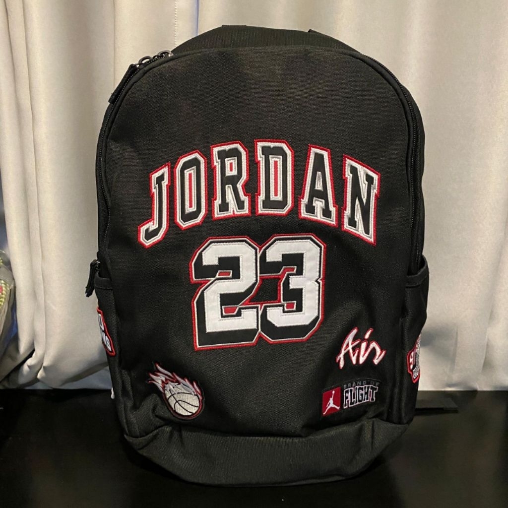 Air Jordan Patch Backpack Black 27L / Tas 100% Original