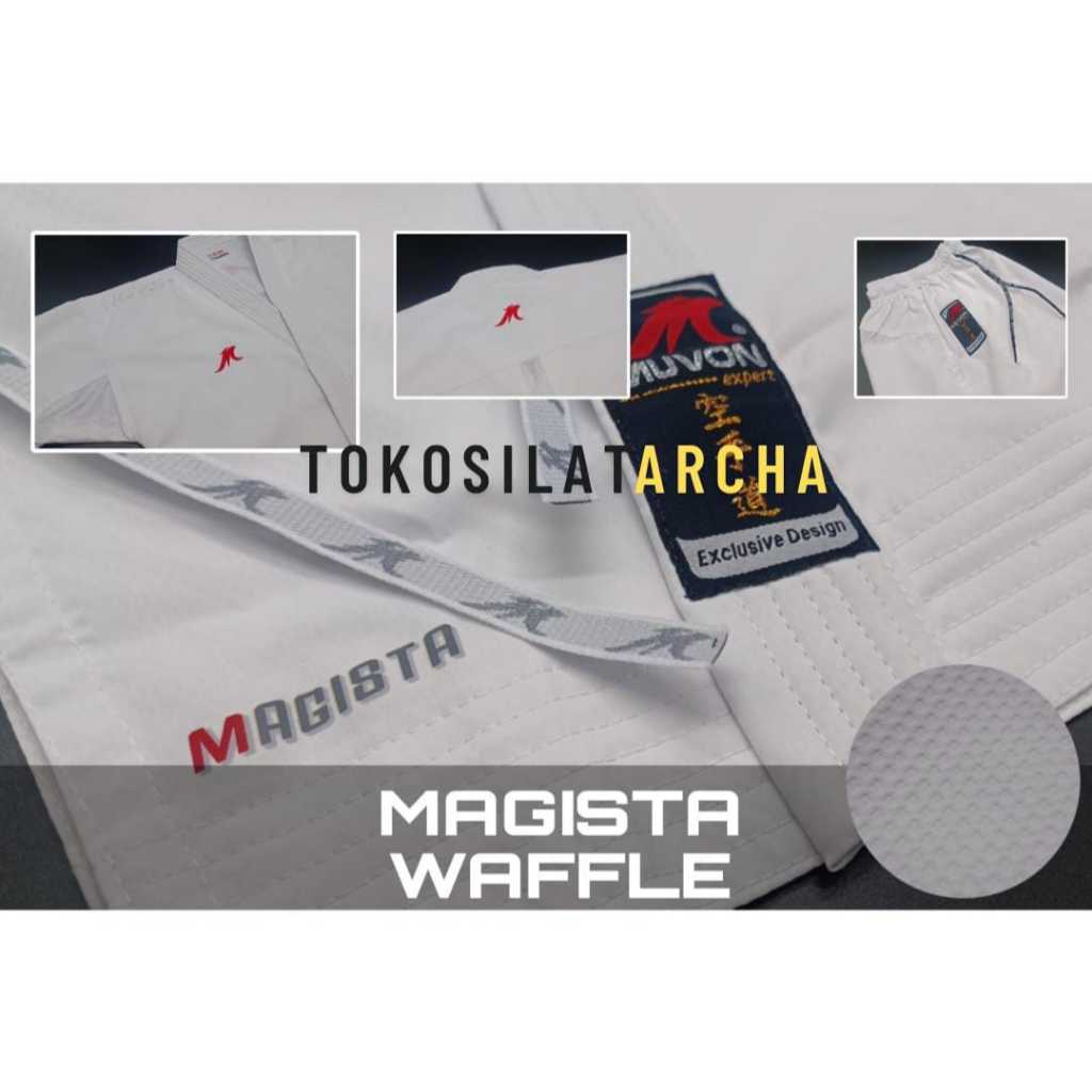 Baju Karate Kumite Muvon Magista Waffle Original – Karategi Premium Nyaman & Ringan