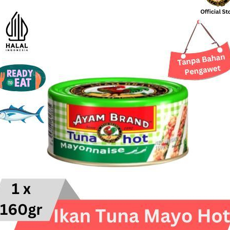 

Ayam Brand - Ikan Tuna Kaleng Mayonaise Hot 160g