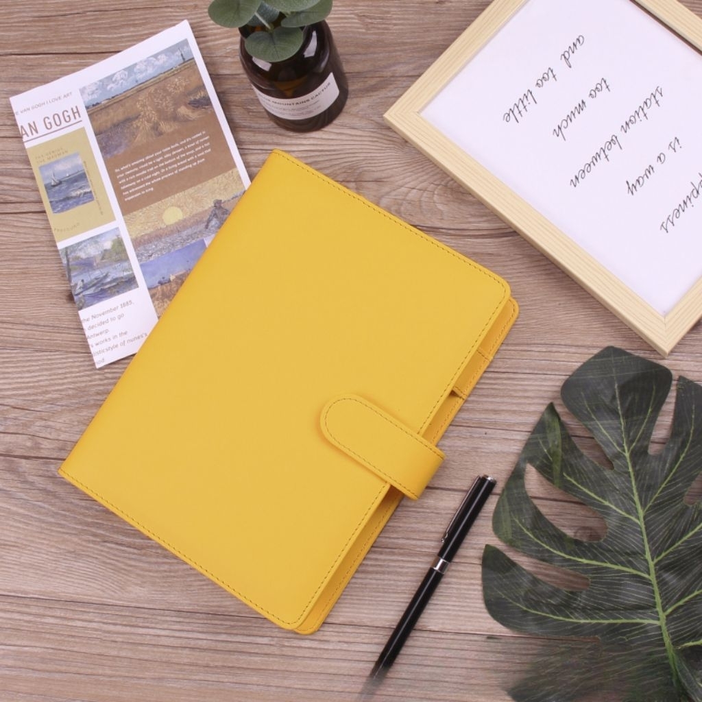 

Binder Keuangan Tabungan A6 Kulit Sintetis Polos 6 Lubang Aesthetic