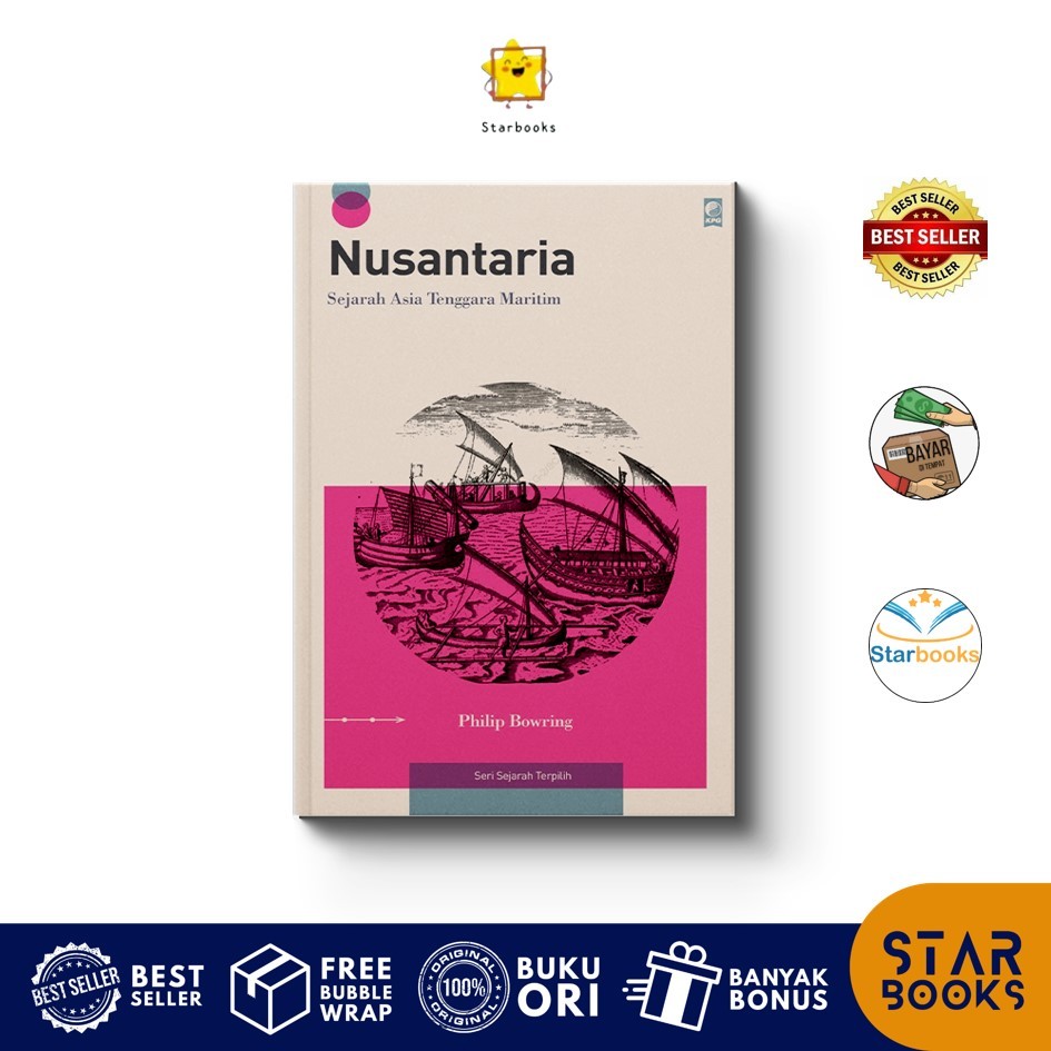 Buku Nusantaria: Sejarah Asia Tenggara Maritim - Gramedia (SC) Sejarah