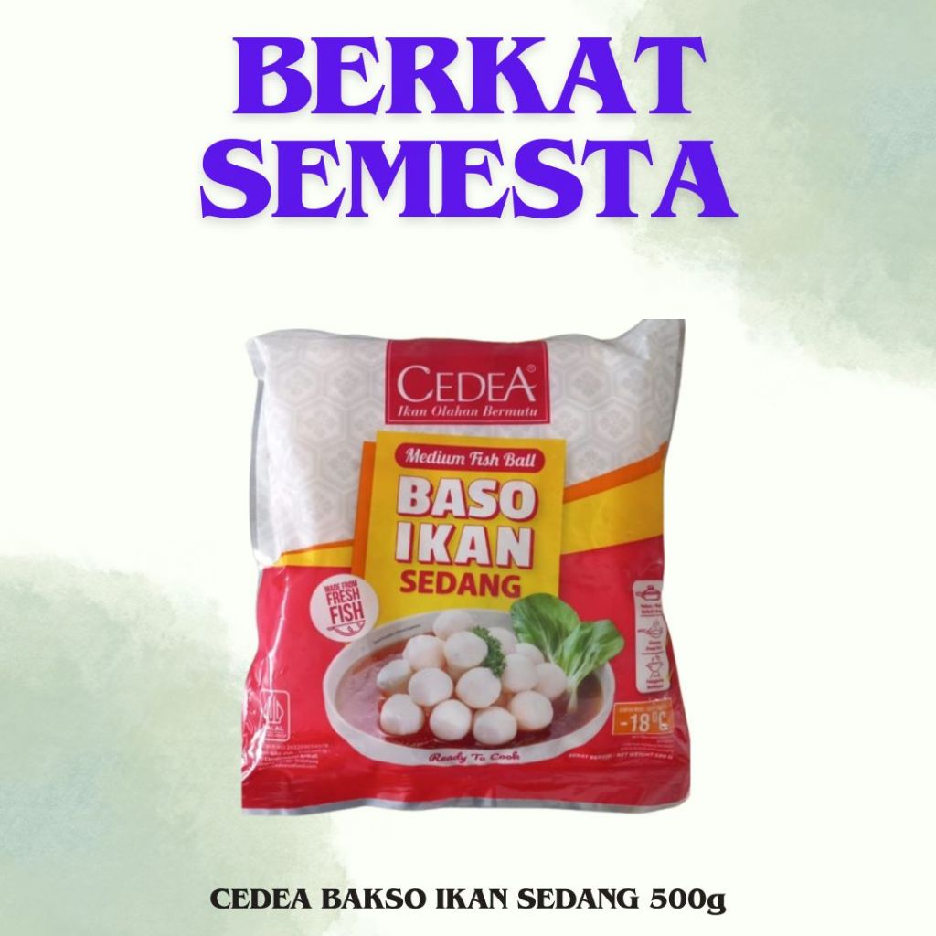

Cedea Bakso Ikan Sedang 500gr