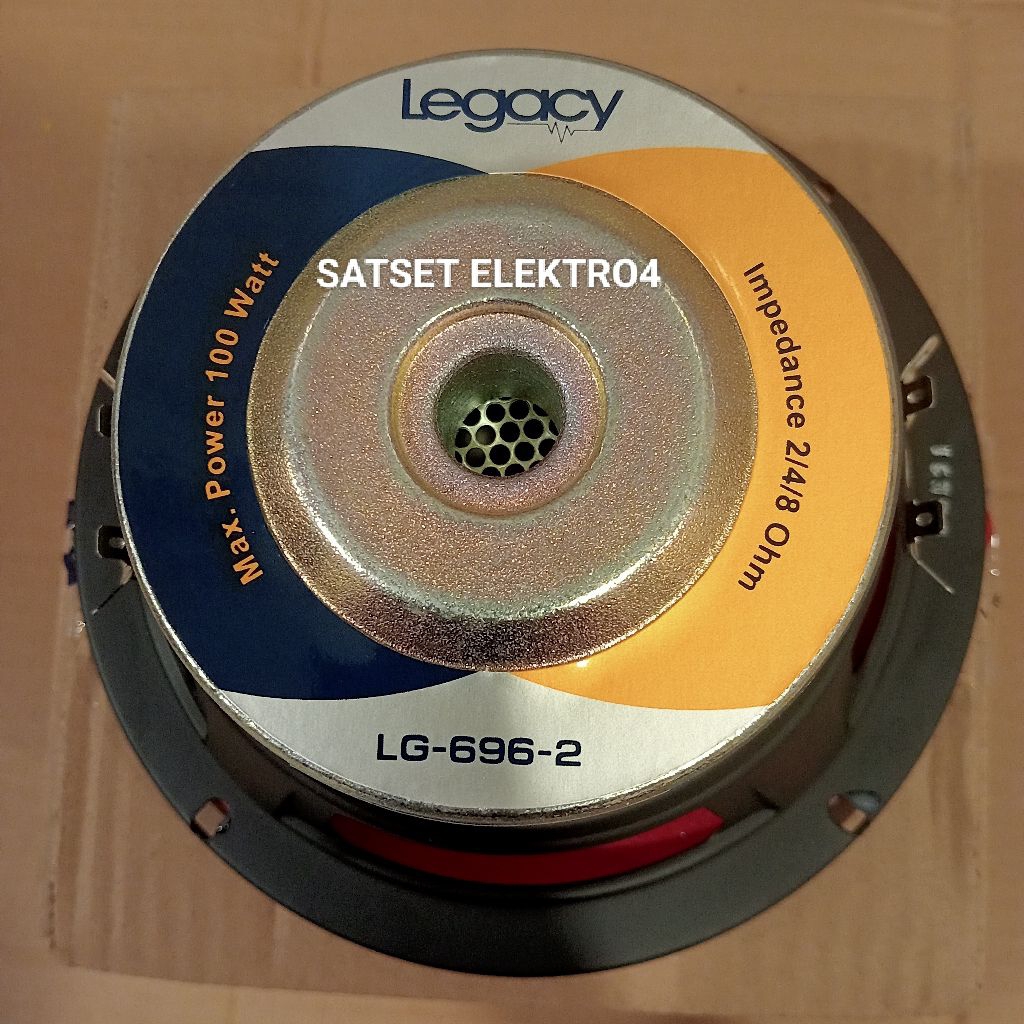 SPEAKER SUBWOOFER LEGACY 6 INCH LG-696-2 DOUBLE COIL