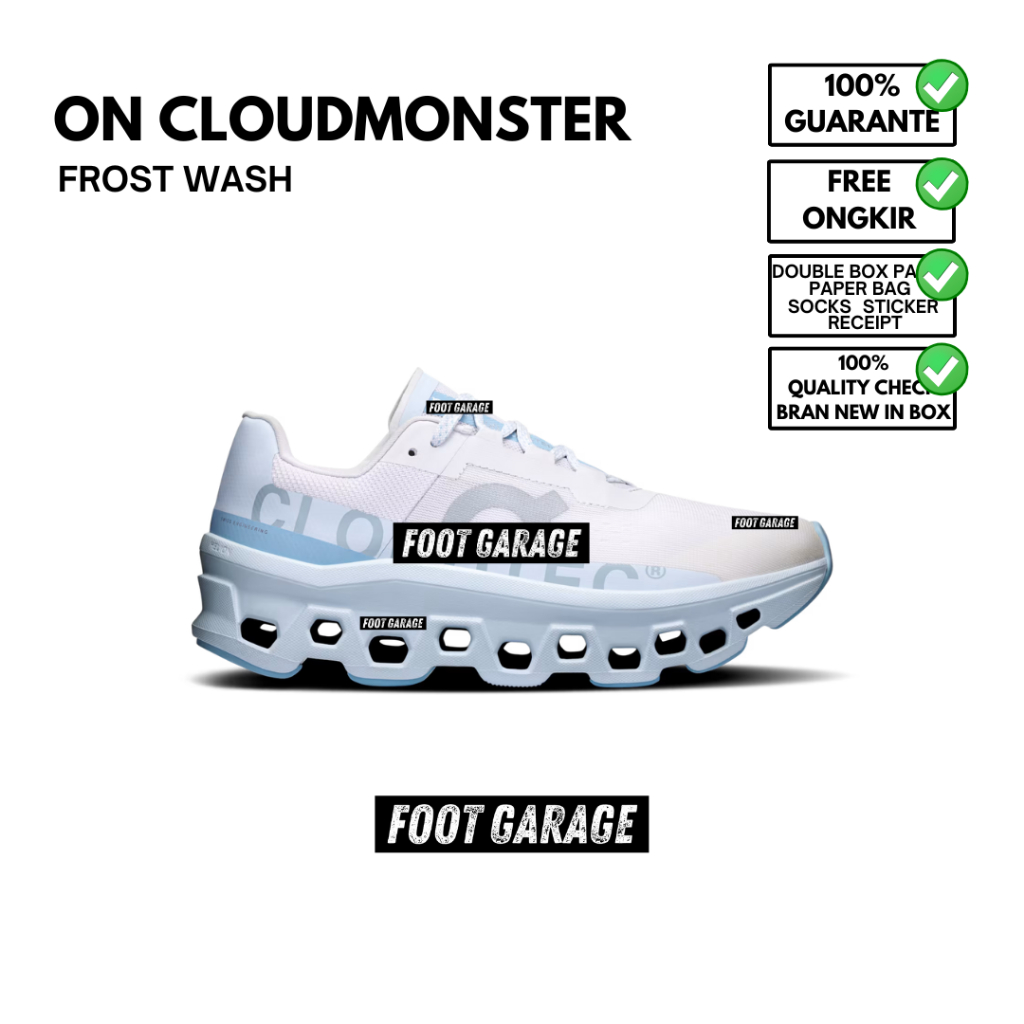 0CMonster Running Frost Wash BNIB Authentic 100%