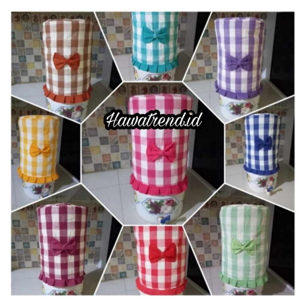 Sarung Galon kain Tenun ATBM/penutup galon