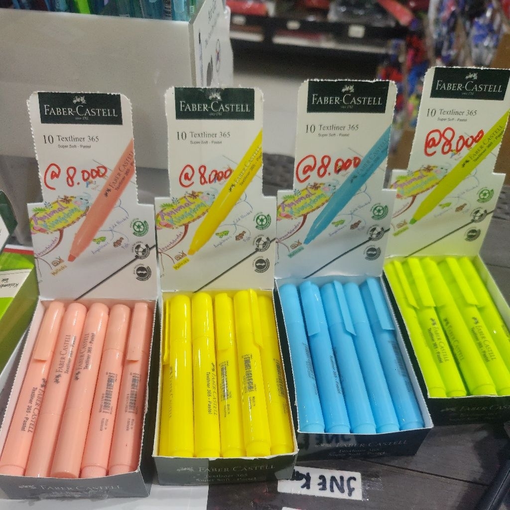 

(1 pcs) highlighter / stabilo / textliner 365 faber castell